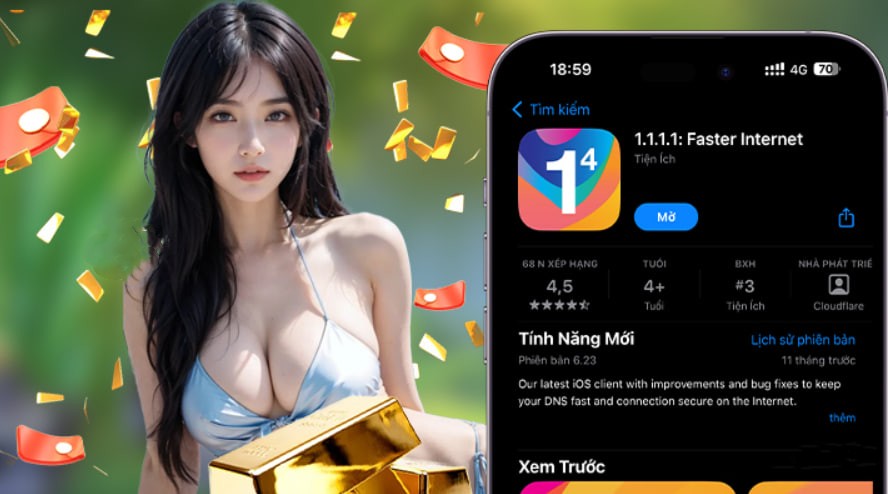 Hình ảnh quảng cáo của 42win hiển thị nền tảng và các lợi ích